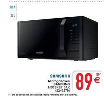 Cora Samsung microgolfoven aanbieding