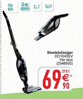 Cora Steelstofzuiger aanbieding