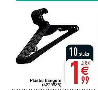 Cora Plastic hangers aanbieding