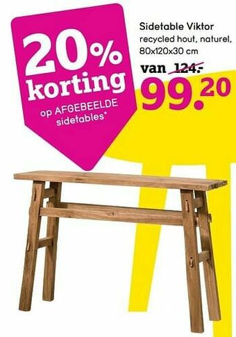 Leen Bakker Sidetable viktor aanbieding