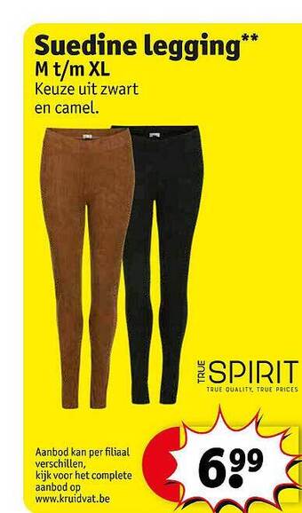 Kruidvat Suedine legging aanbieding