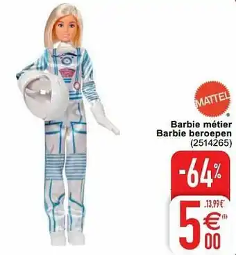 Cora Barbie métier barbie beroepen aanbieding