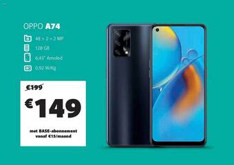 Base Oppo a74 aanbieding