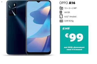 Base Oppo a16 aanbieding