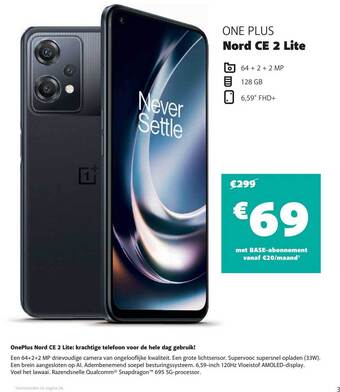 Base One plus nord ce 2 lite aanbieding