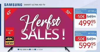 Eldi Samsung smart ultra hdtv aanbieding