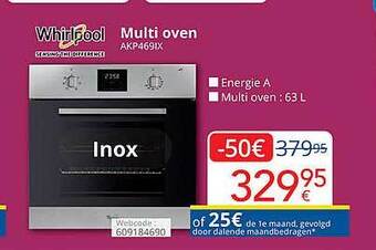 Eldi Whirlpool multi oven aanbieding