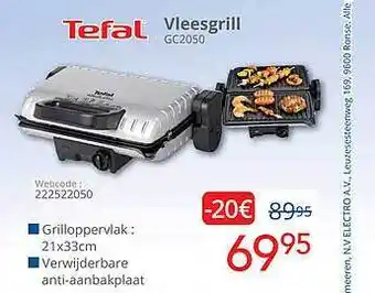 Eldi Tefal vleesgrill aanbieding