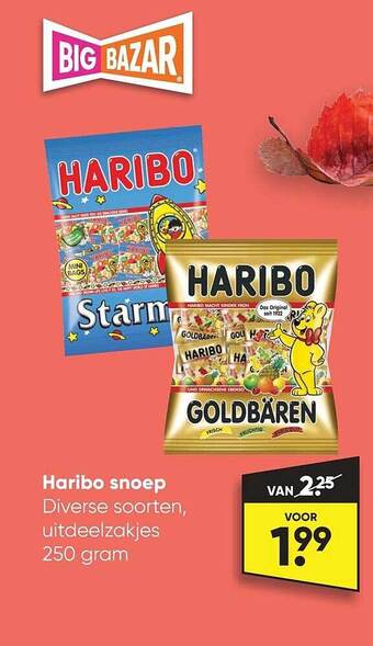 Big Bazar Haribo snoep aanbieding