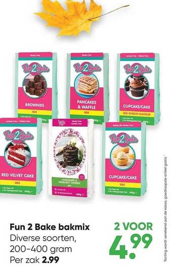 Big Bazar Fun 2 bake bakmix aanbieding