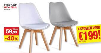 Hubo Stoel lisa aanbieding