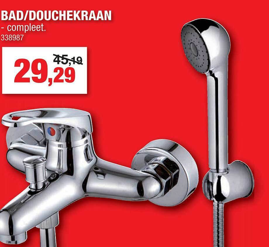 Baddouchekraan promotie bij Hubo