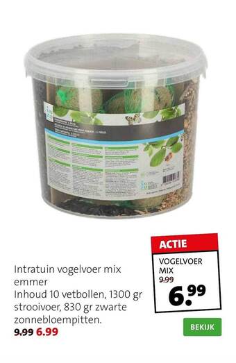 Intratuin Intratuin vogelvoer mix emmer aanbieding