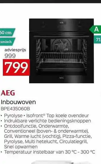 Selexion Aeg inbouwoven aanbieding