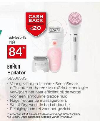 Selexion Braun epilator aanbieding
