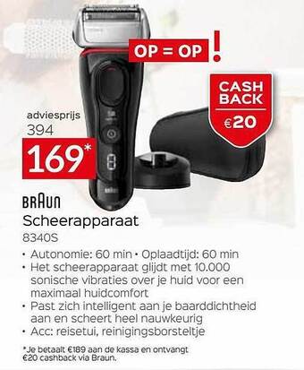 Braun scheerapparaat
