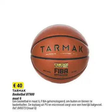 Decathlon Tarmak basketbal bt900 maat 6 aanbieding