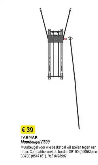 Decathlon Tarmak muurbeugel f500 aanbieding
