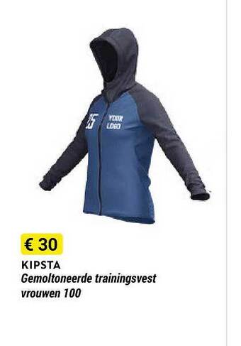 Decathlon Kipsta gemoltoneerde trainingsvest vrouwen 100 aanbieding