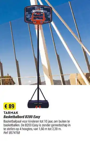 Tarmak basketbalbord b200 easy