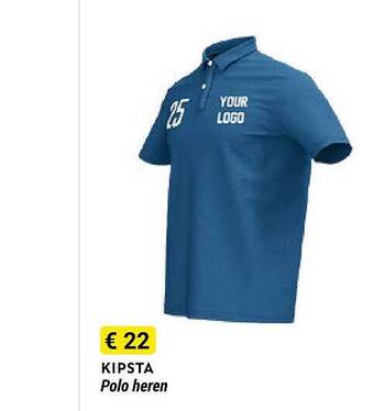 Decathlon Kipsta polo heren aanbieding