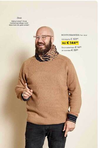Molecule Scotch & soda trui aanbieding