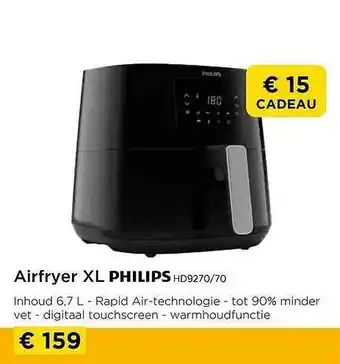 Molecule Airfryer xl philips aanbieding