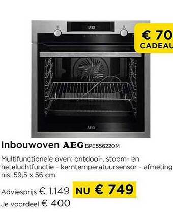 Inbouwoven aeg