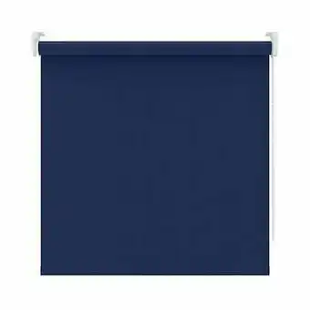 Leen Bakker Rolgordijn verduisterend - blauw - 180x190 cm - Leen Bakker aanbieding