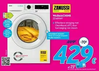 Krëfel Zanussi wasmachine zz1491wf aanbieding