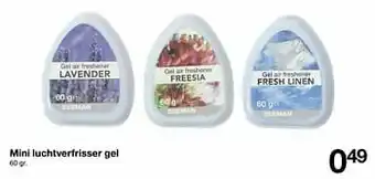 Mini luchtverfrisser gel