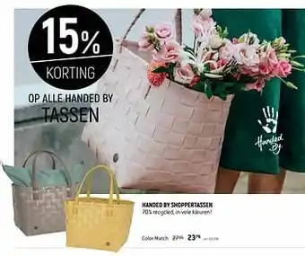 Handed by shoppertassen color match