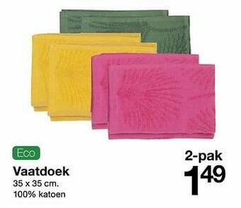 Zeeman Vaatdoek aanbieding