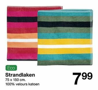 Zeeman Strandlaken aanbieding