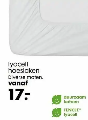 HEMA Lyocell hoeslaken aanbieding