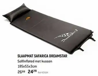 Slaapmat safarica dreamstar