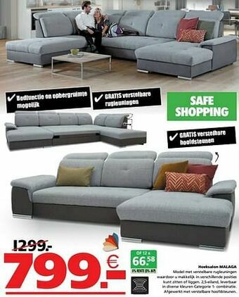 Seats and Sofas Hoeksalon malaga aanbieding