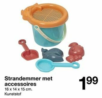 Zeeman Strandemmer met accessoires aanbieding