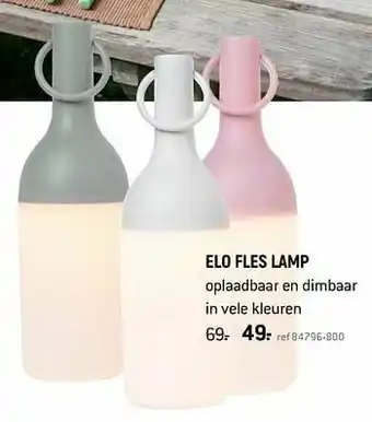 Freetime Elo fles lamp aanbieding