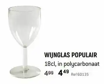 Wijnglas populair
