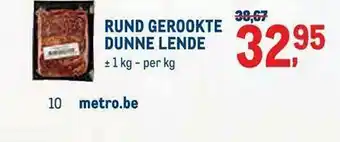 Rund Gerookte Dunne Lende