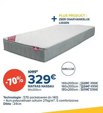 Matras Nassau -70%
