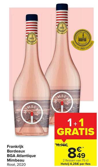 Carrefour Frankrijk Bordeaux Bga Atlantique Mimbeau aanbieding