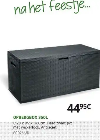 HandyHome Opbergbox 350l aanbieding