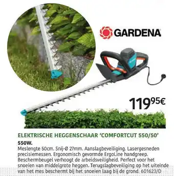 HandyHome Elektrische Heggenschaar 'comfortcut 550-50' Gardena aanbieding
