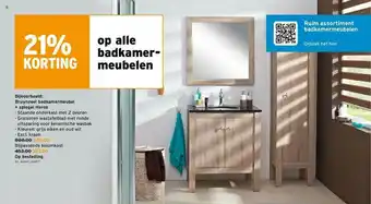 GAMMA 21% Korting Op Alle Badkamermeubelen aanbieding