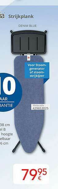 Eldi Strijkplank aanbieding