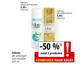 Colruyt Gillette Alle Scheergels Voor Vrouwen 200 Ml aanbieding