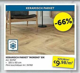 Zelfbouwmarkt Keramisch Parket aanbieding