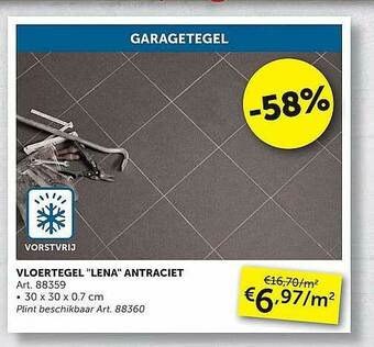 Zelfbouwmarkt Vloertegel aanbieding